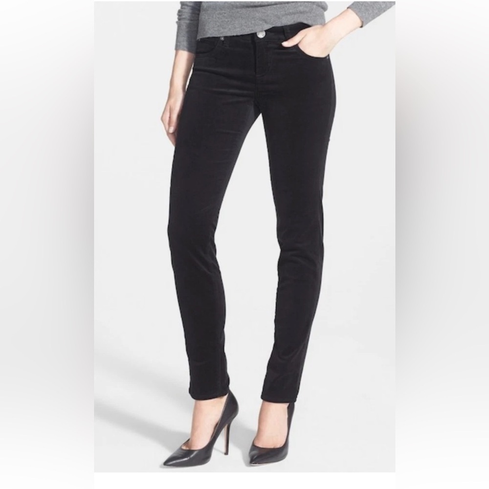 Kut from the cloth Black Corduroy Skinny Pants
